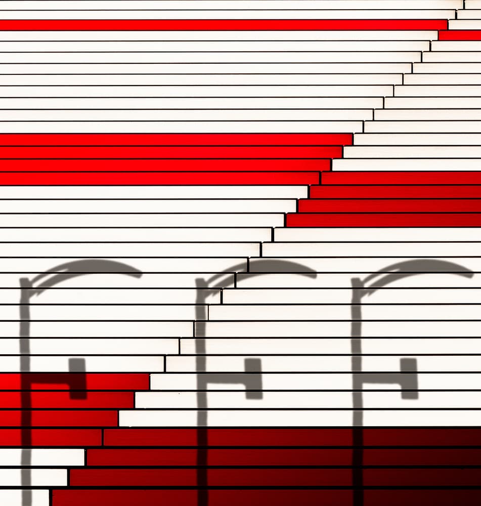 Streetlight Shadows Pattern by Tomasz Buczkowski ( Tomush ) — canvas wall art