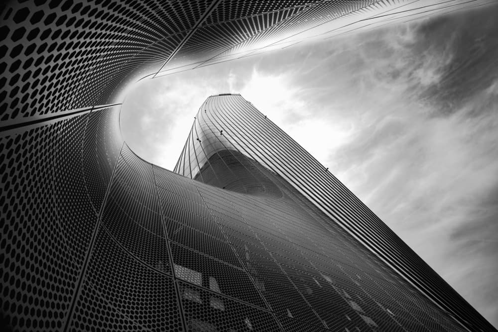 Abstract Urban Geometry by Marco Tagliarino — canvas wall art