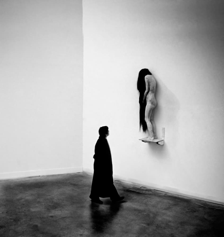 Nude Figure and Observer by Giovanni Cavalli — canvas wall art