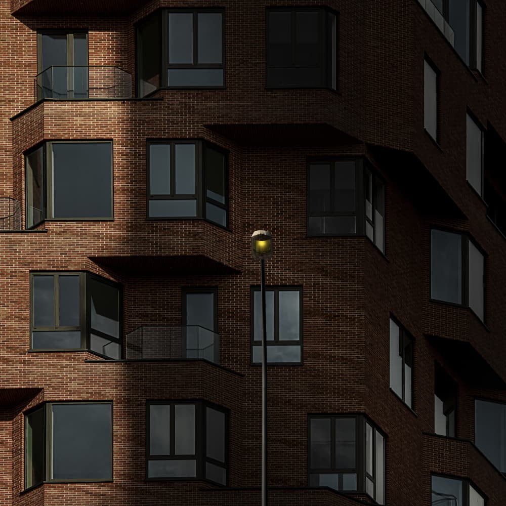 Building Sun and Shadow by Wim Schuurmans — canvas wall art