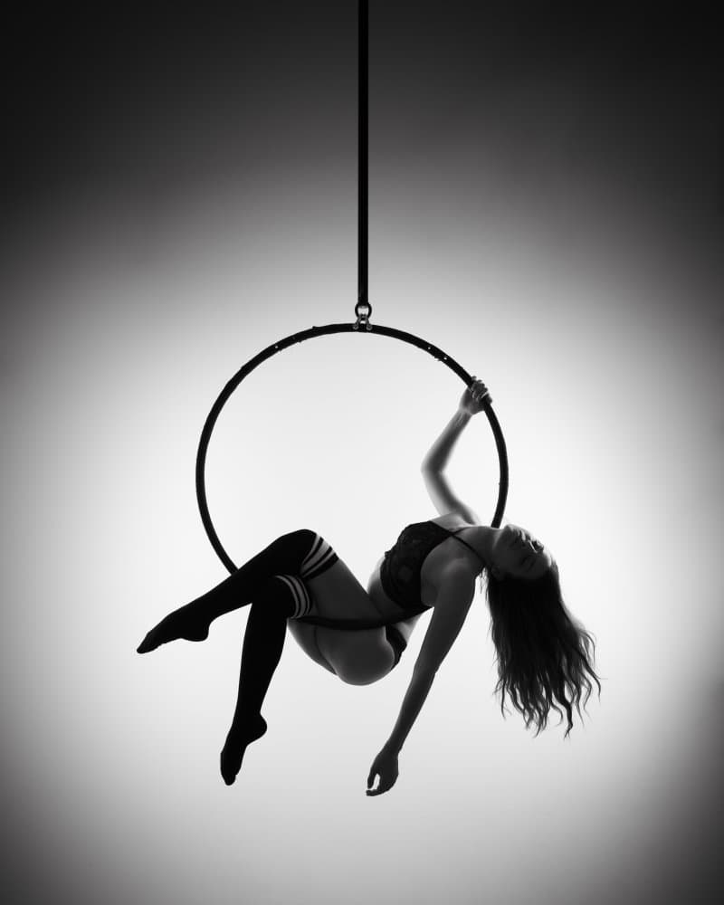 Elegant Aerial Performance by Laura Benvenuti — canvas wall art