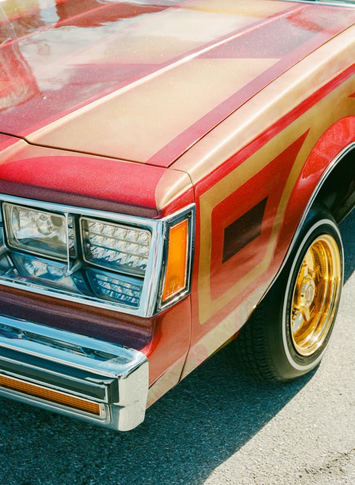 Red and Gold Lowrider by Bethany Young — canvas wall art