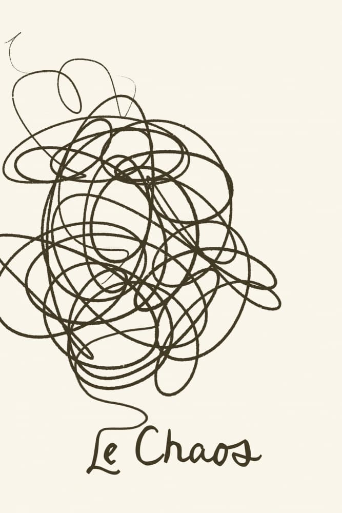 Tangled Lines of Chaos by Treechild — canvas wall art