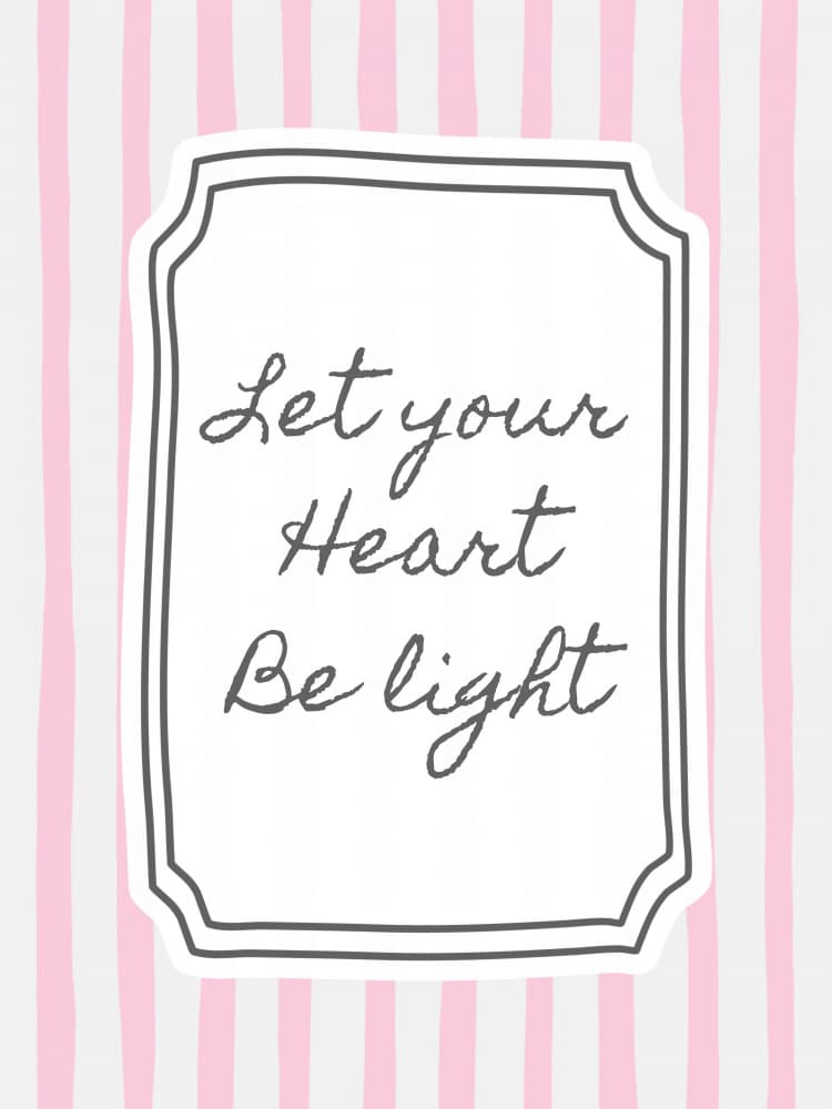 Let Your Heart Light by Jolly and Dash — canvas wall art