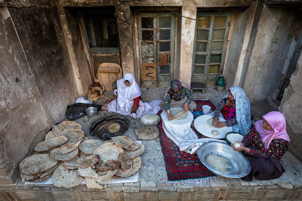 Traditional Village Baking by Mohammadreza Momeni — canvas wall art