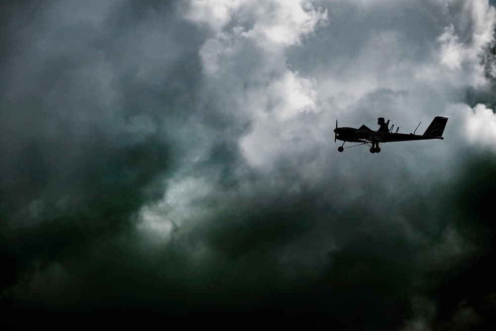 Dramatic Cloud Flight by Leon — canvas wall art