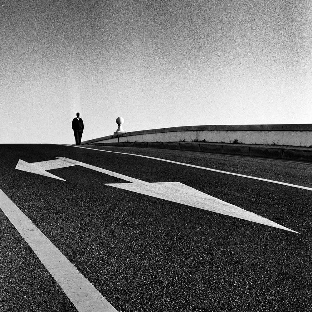 Man at Crossroads by Paulo Abrantes — canvas wall art