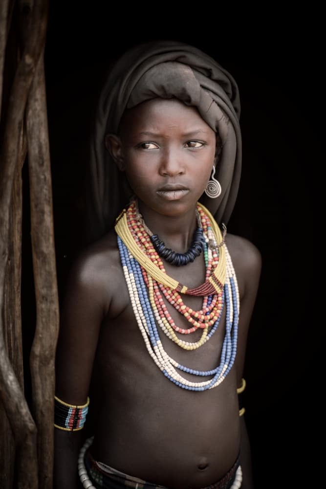 Young African Gaze by Trevor Cole — canvas wall art