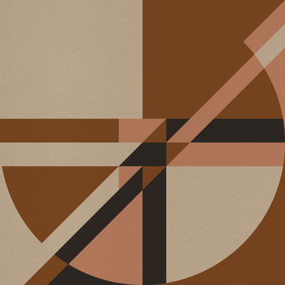 Earthy Abstract Shapes by Dina Dankers — canvas wall art