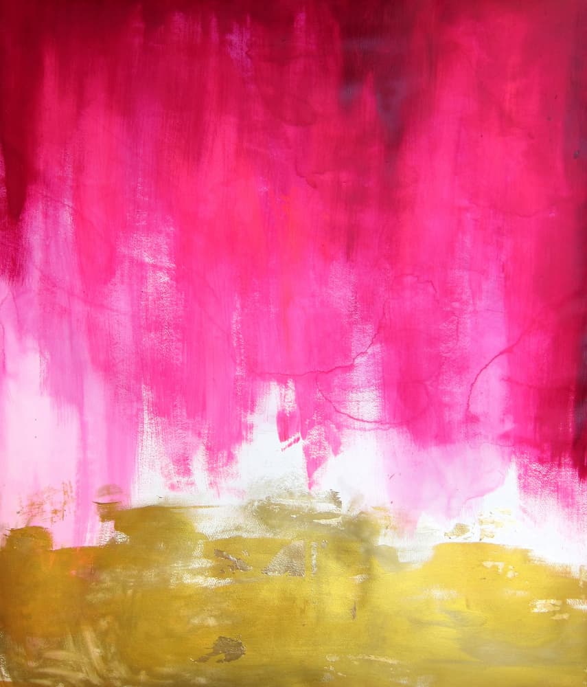Vibrant Pink Gold by Christine Lindstrom — canvas wall art