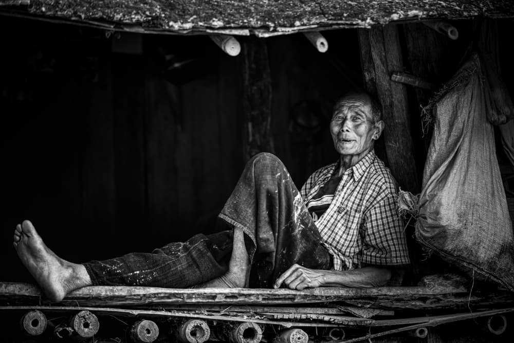 Old Man's Gaze by Marco Tagliarino — canvas wall art