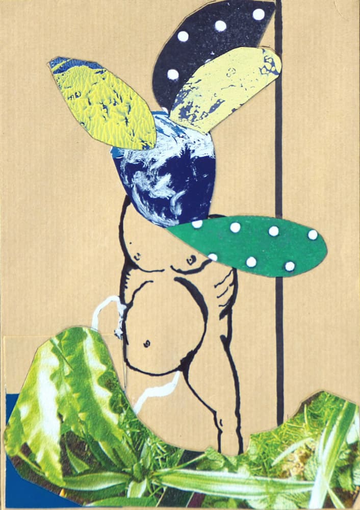Earth Body Collage by Pascal Marlin — canvas wall art