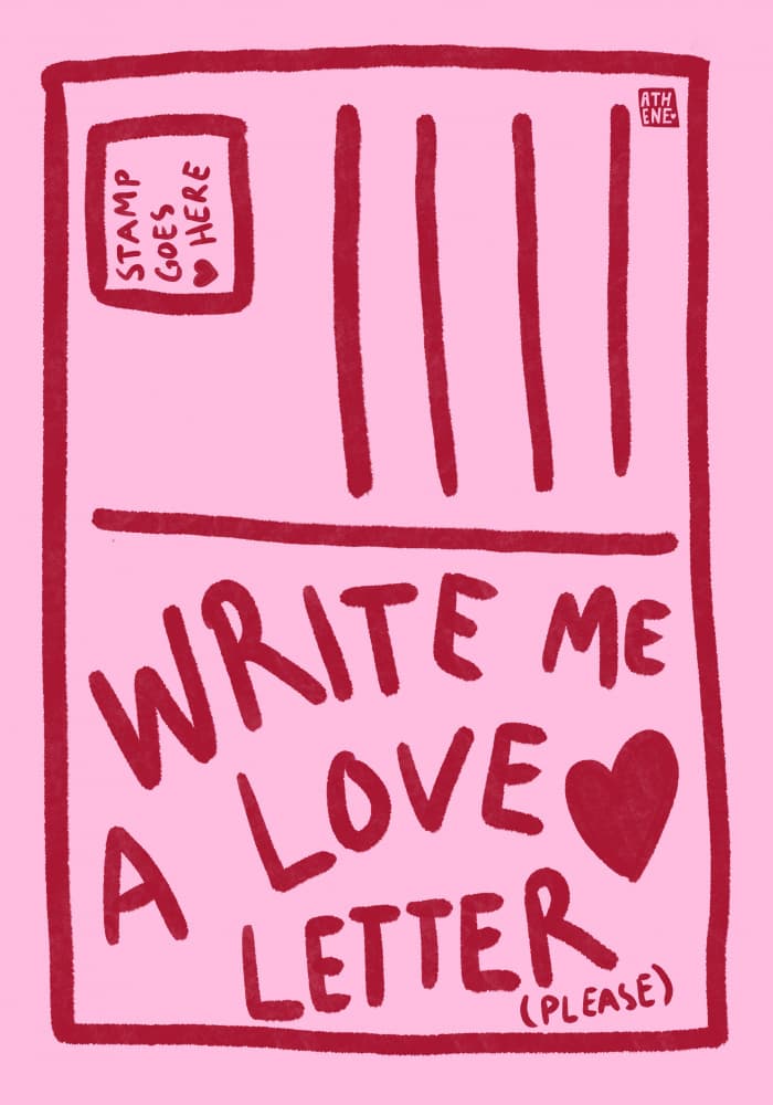 Love Letter by Athene Fritsch — canvas wall art