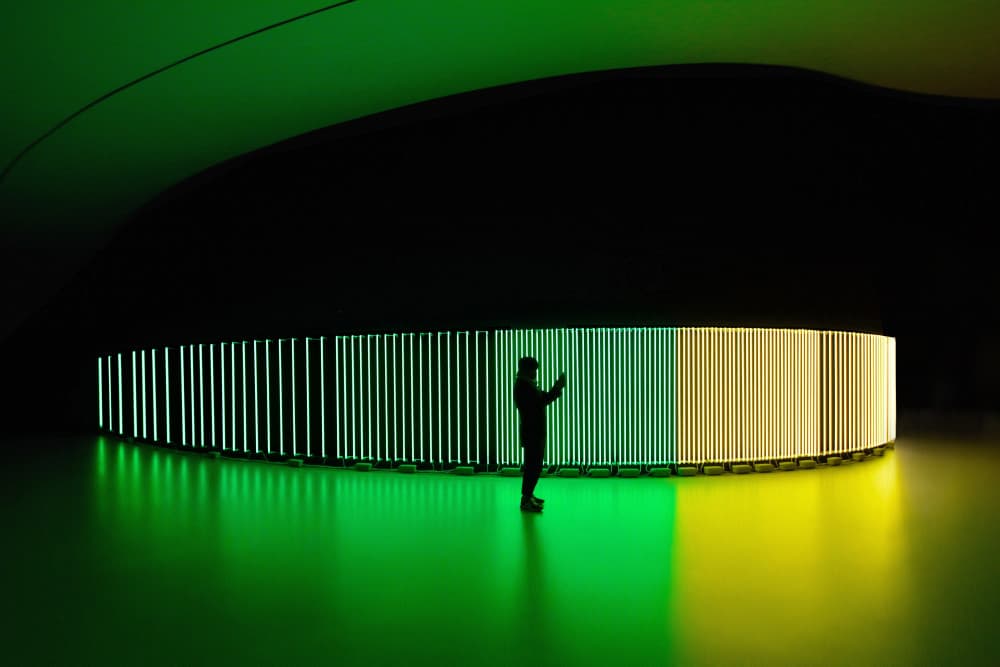 Immersive Light Installation by Florentinus Joseph — canvas wall art