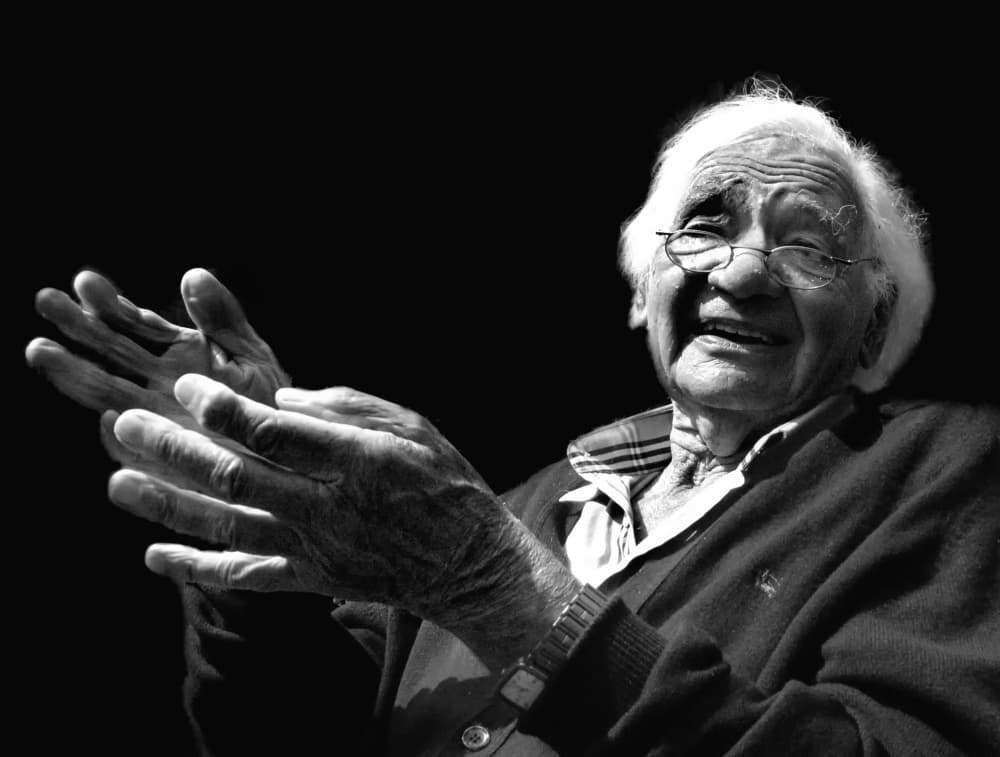 Joyful Elderly Man by Yvette Depaepe — canvas wall art