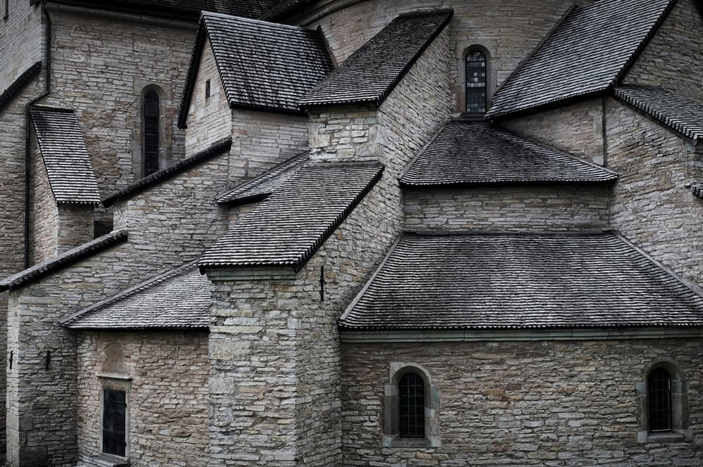 Medieval Church Roofs by Benny Pettersson — canvas wall art