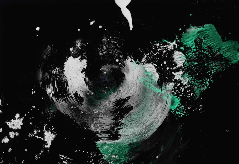 Dynamic Emerald Swirl by Santhosh ch — canvas wall art