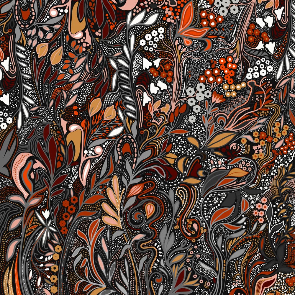 Enchanted Forest Pattern by Josie George — canvas wall art