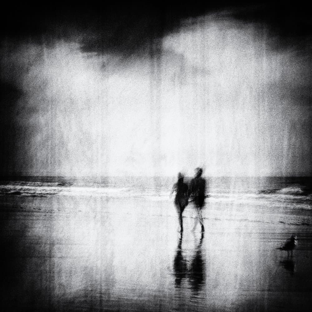 Dreamy Beach Walk by Ina Tänzer — canvas wall art