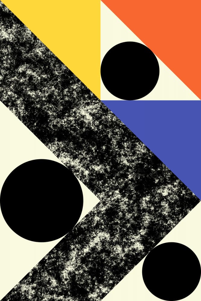 Modern Geometric Composition by Petr Strnad — canvas wall art