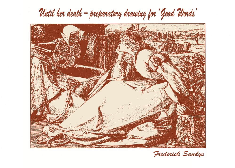 Woman Contemplating Death by Doa Project — canvas wall art