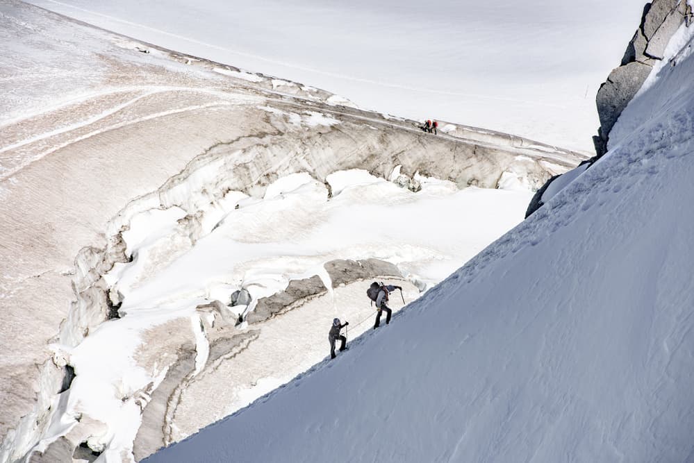 Alpine Mountain Ascent by Wayne Pearson — canvas wall art