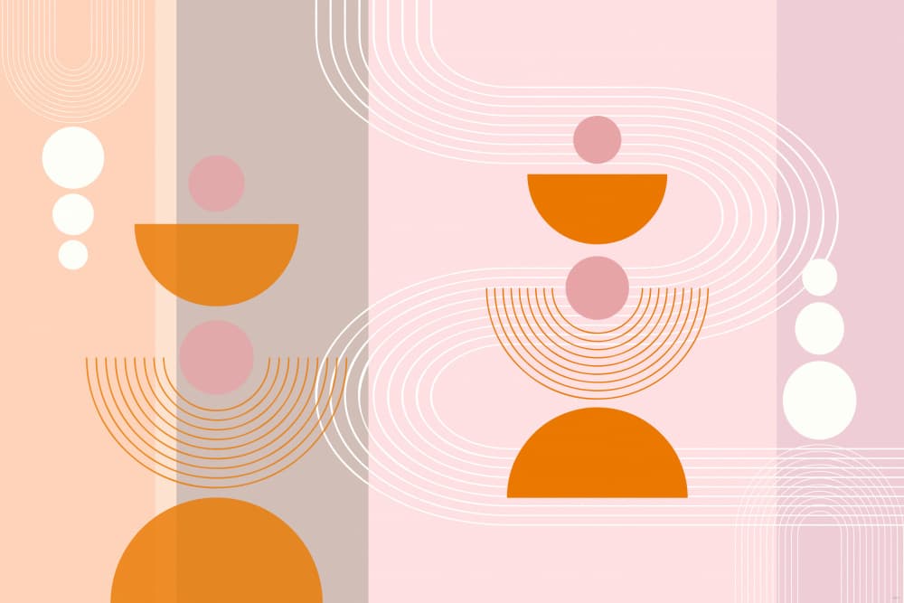 Soft Abstract Shapes by Sue Skellern — canvas wall art