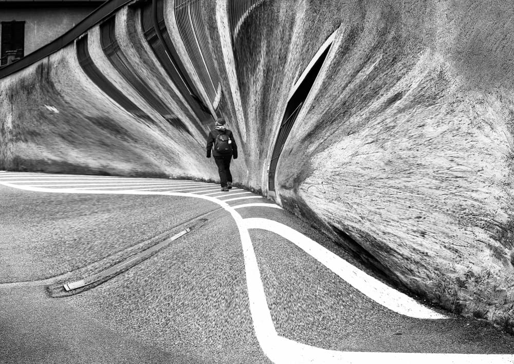 Abstract Urban Walk by Wayne Pearson — canvas wall art