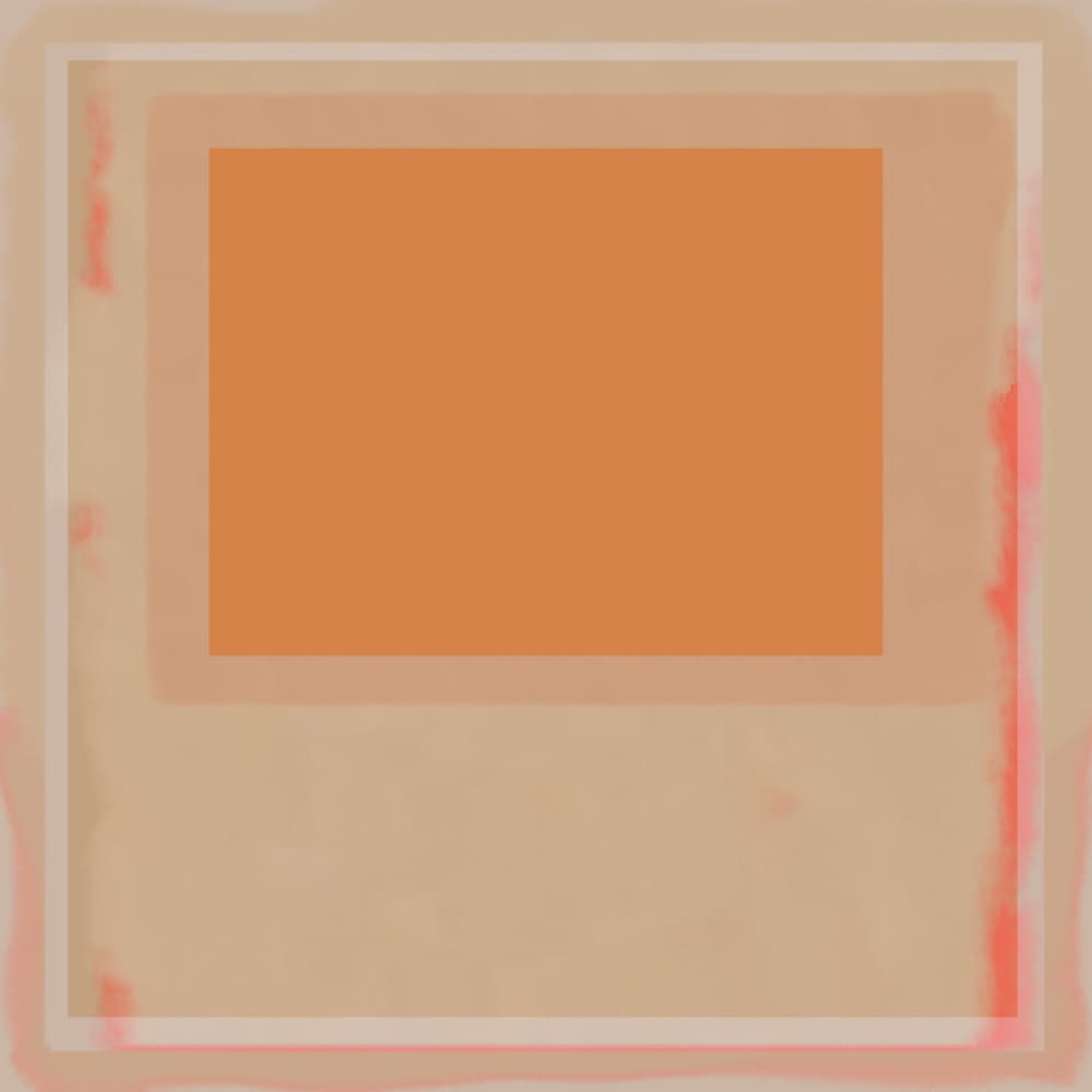 Warm Geometric Layers by Dina Dankers — canvas wall art