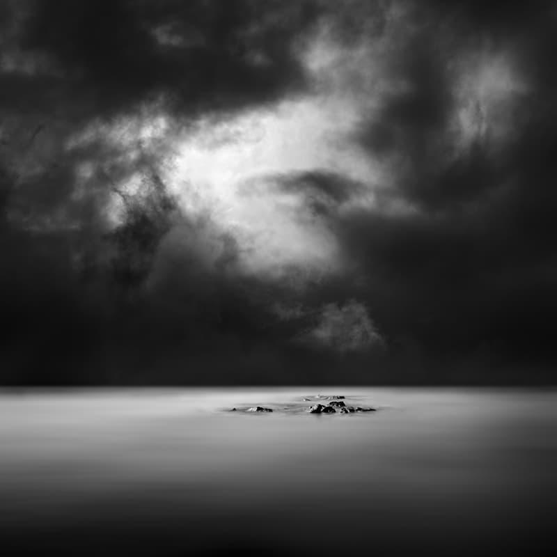 Moody Light Over Water by George Digalakis — canvas wall art
