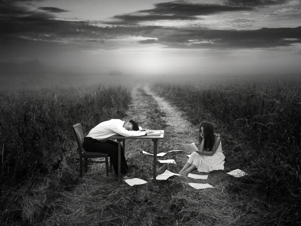 Rural Path Reflection by Leszek Paradowski — canvas wall art