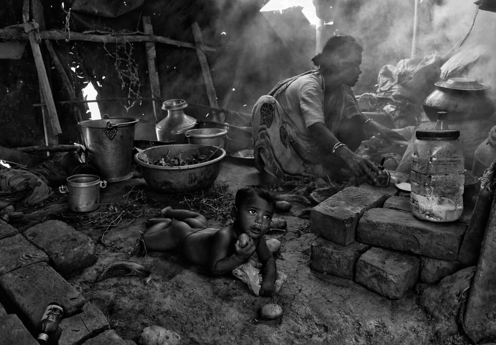 Smoky Kitchen Life by Avishek Das — canvas wall art