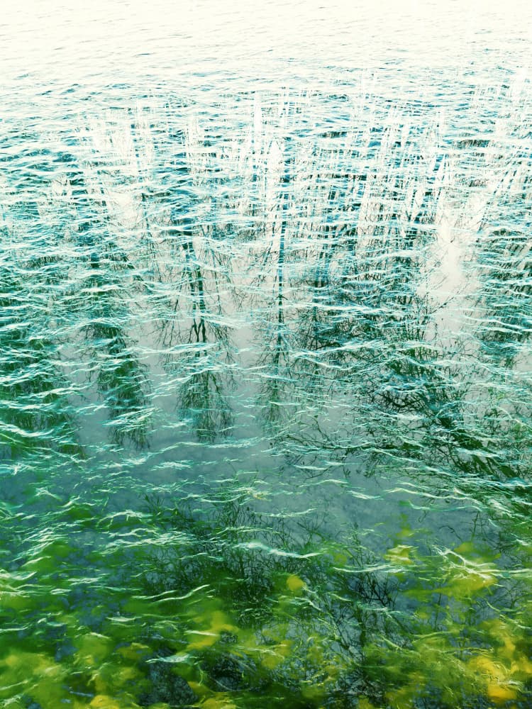 Abstract Water Reflections by Angelo Cerantola — canvas wall art