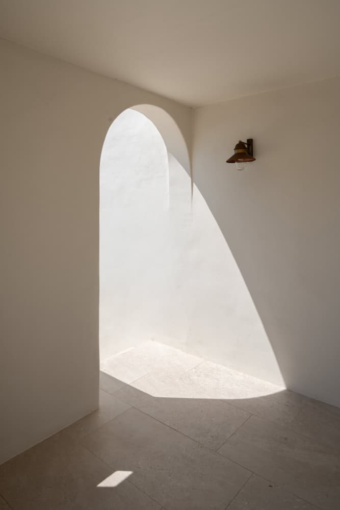 Minimalist Archway Sunlight by Minorstep — canvas wall art