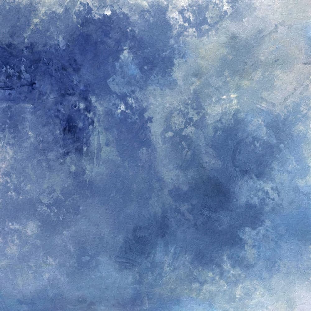 Blue Abstract Texture by Alpenglow Workshop — canvas wall art