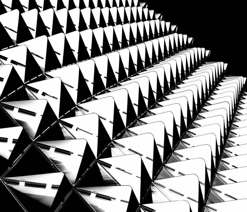 Sharp Geometric Forms by Wayne Pearson — canvas wall art