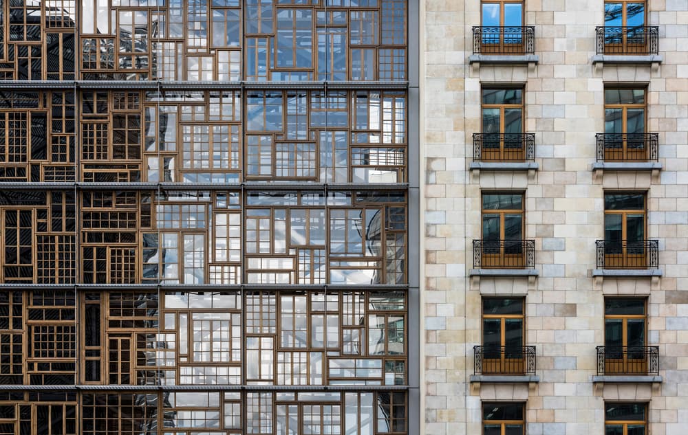 Facades Old And New by Greetje van Son — canvas wall art
