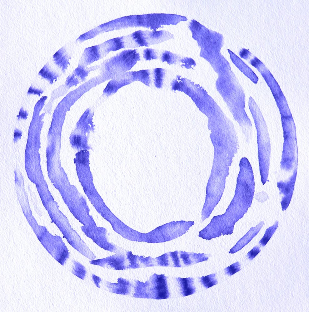 Fluid Purple Ring by Santhosh ch — canvas wall art