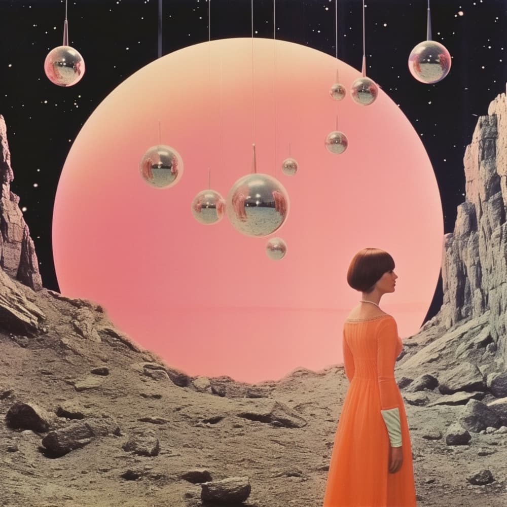 Cosmic Disco Dream by Samantha Hearn — canvas wall art