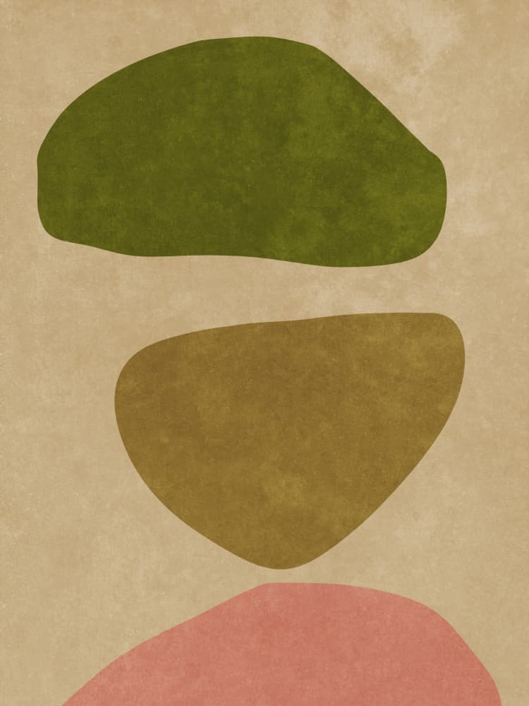 Abstract Forms Nude by Raissa Oltmanns — canvas wall art