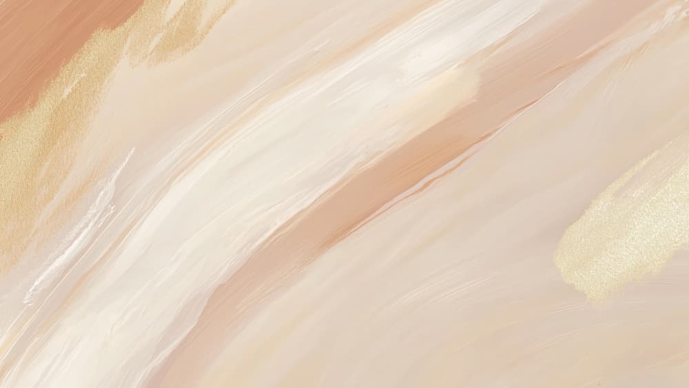 Elegant Beige Gold Strokes by Marika Barsrsind β canvas wall art