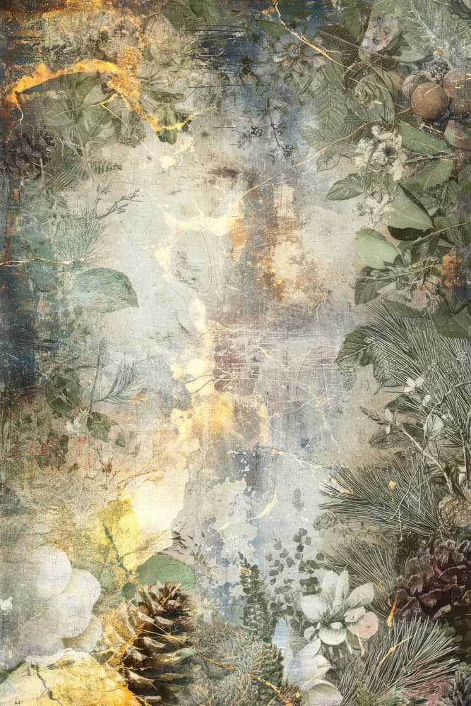 Rustic Winter Botanicals by Rafal Kulik — canvas wall art