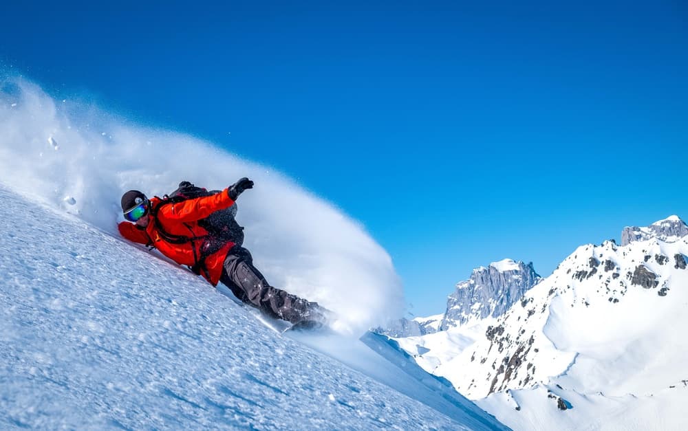 Powder Mountain Carve by Eric Verbiest — canvas wall art