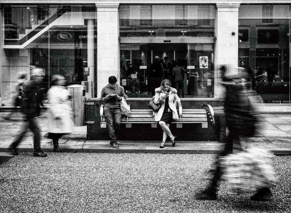 Urban Motion Blur by Pawel Majewski — canvas wall art