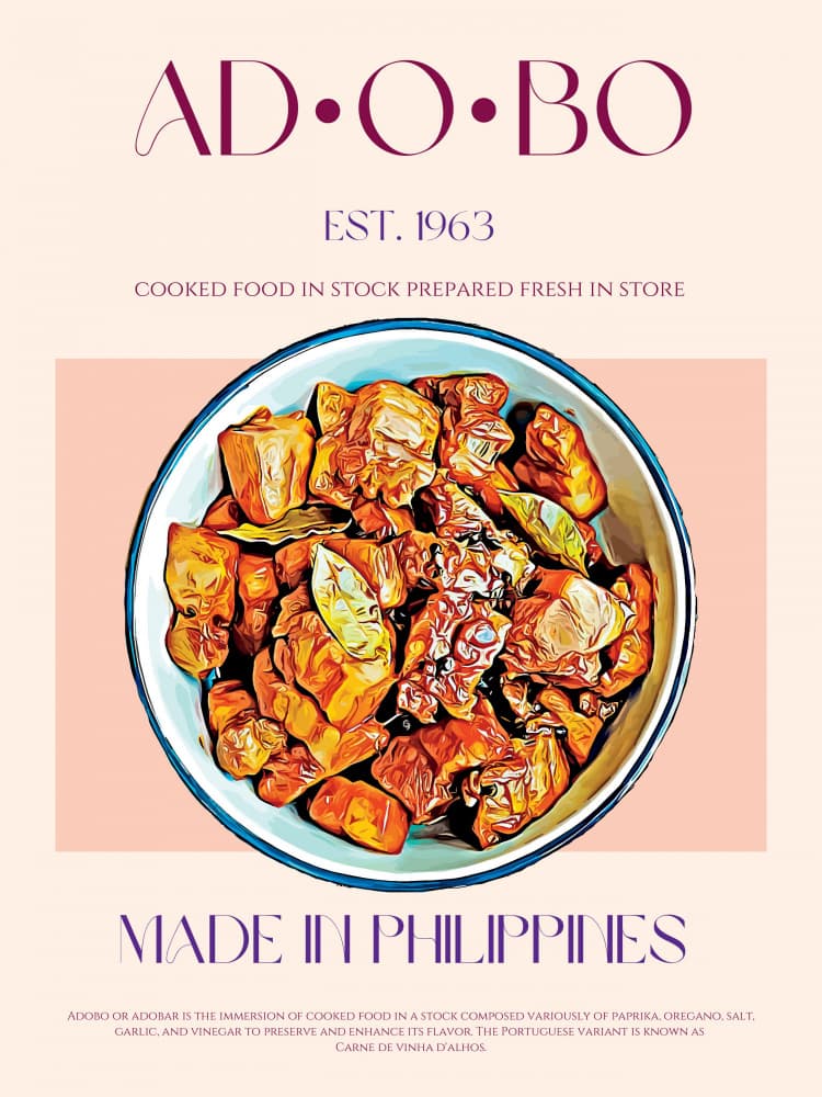 Classic Filipino Adobo by Nazma Khokhar — canvas wall art