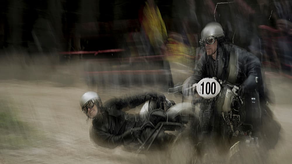 Classic Sidecar Race by Milan Malovrh — canvas wall art