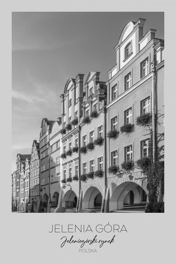 Jelenia Góra Market Square by Melanie Viola — canvas wall art