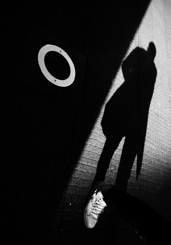 Urban Shadow Play by Anna Niemiec — canvas wall art