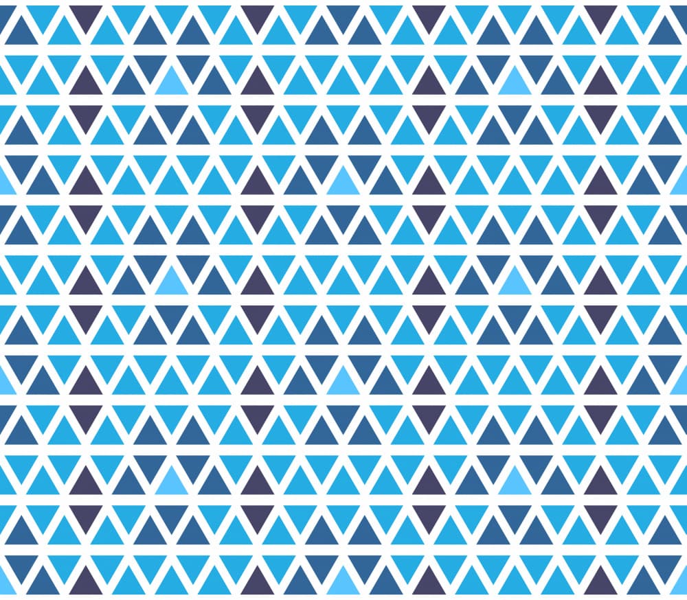 Dynamic Blue Triangles by Marika Barsrsind β canvas wall art