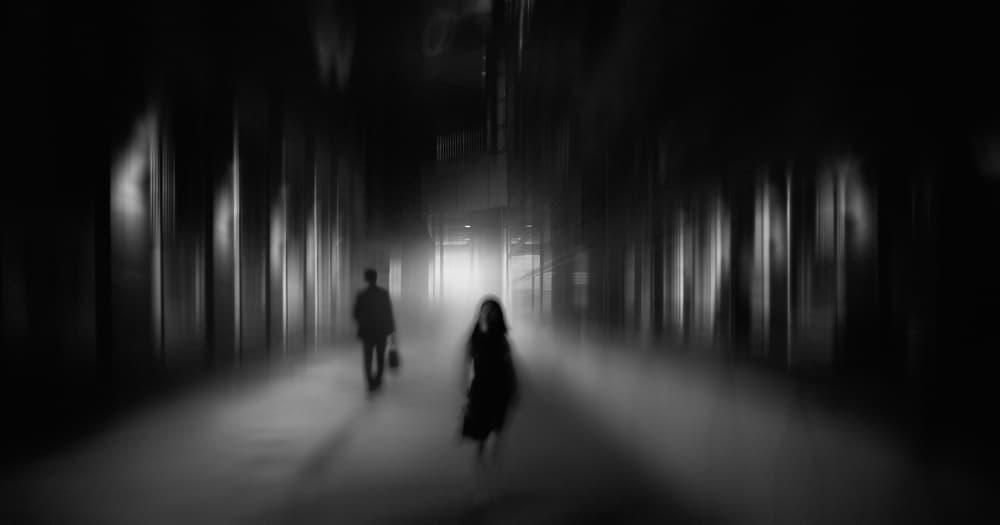 Dark City Motion by Teruhiko Tsuchida — canvas wall art